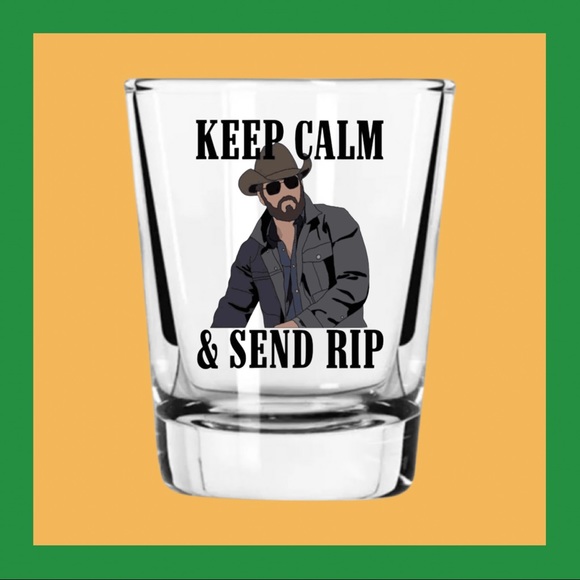 COPY - TV’s YELLOWSTONE Collectible Shot Glasses, set of 4 - Picture 2 of 6